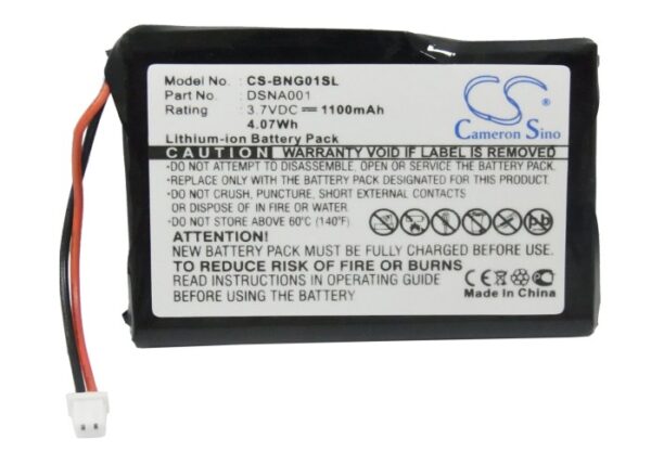 1100mAh for Blaupunkt Navi GPS,TravelPilot Lucca 3.3-120124
