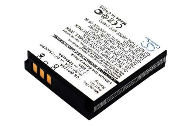 1250mAh for Samsung HMX-M20,HMX-M20BP,HMX-M20SN,HMX-M20SP,HMX-Q10,HMX-Q10BN,HMX-Q10BP,HMX-Q10EDC,HMX-Q10PN,HMX-Q10PP-115485