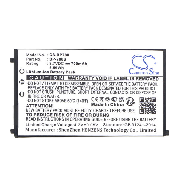 700mAh for Kyocera CONTAX SL300RT,Finecam SL300R,Finecam SL400R-115622