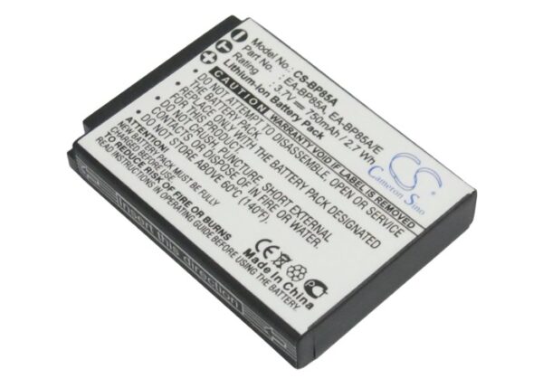 750mAh for Samsung WB210,SH100,PL210,EC-SH100ZBPBUS,EC-SH100ZBPSUS,EC-SH100ZBPRUS,EC-WB210ZBPRUS,ST200,ST200F-115358