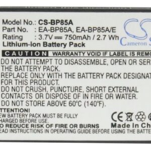 750mAh for Samsung WB210,SH100,PL210,EC-SH100ZBPBUS,EC-SH100ZBPSUS,EC-SH100ZBPRUS,EC-WB210ZBPRUS,ST200,ST200F-115361