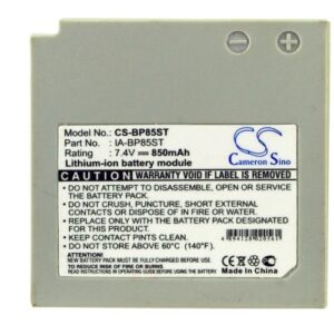 850mAh for Samsung VP-HMX10,SC-HMX10A,SC-MX10R,VP-MX10AU,SC-MX10A,VP-MX25,VP-HMX20C,VP-HMX08,SC-HMX10,SC-MX10P-115711