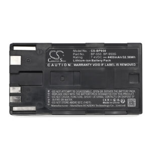 4400mAh for Canon ES-8000V,V50Hi,FV500,ES-7000es,UC-X50,Vistura,ES-6000,UC-X30Hi,V400,ES-520A-115537