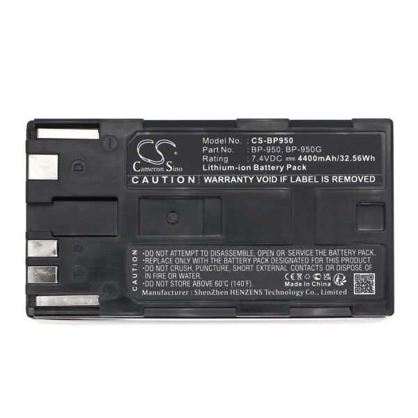 4400mAh for Canon ES-8000V,V50Hi,FV500,ES-7000es,UC-X50,Vistura,ES-6000,UC-X30Hi,V400,ES-520A-115537