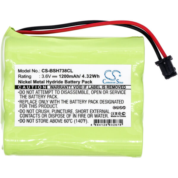 1200mAh for Bosch 738,CT-COM 147,CT-COM 157,CT-COM 214,CT-COM 311,CT-COM 314,CT-COM 316,CT-COM 347,CT-COM 358,CT-COM 412-117656