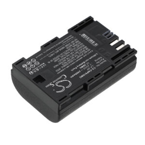 Replaces battery for Canon LP-6P, EOS R5 Mark II mirrorless camera, 2400mAh-114919