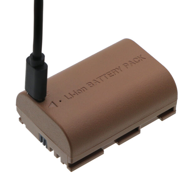 Replaces battery for Canon LP-6P, EOS R5 Mark II mirrorless camera, 2400mAh with USB C-114917