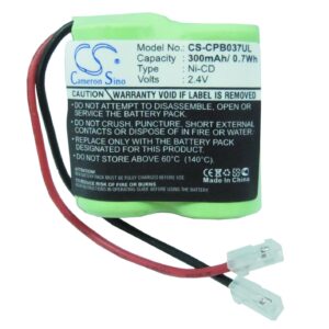 300mAh for Universal 2/3AA x 2-117579