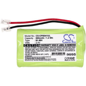 600mAh for Universal AA x 2-117583