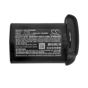 2600mAh for Canon EOS-1D MarkIII,EOS-1D Mark IV,EOS-1Ds Mark III,580EX-II,580EX,550EX,540EZ,MR-14EX,MT-24EX,EOS-1D X-115102
