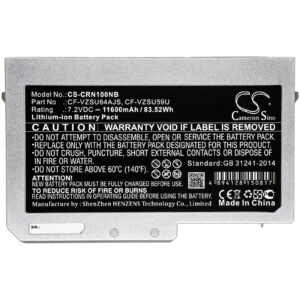 11600mAh for Panasonic Toughbook CF-N10,Toughbook CF-S10,Toughbook N10,Toughbook S10,CF-N10,CF-S1,CF-N8,CF-N9,CF-S8,CF-S9-124315