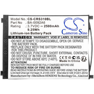 2500mAh for CipherLAB RS31-116381