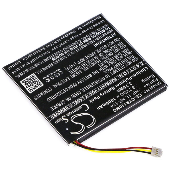 1000mAh for Casio TR Mini,TR-M11-115136