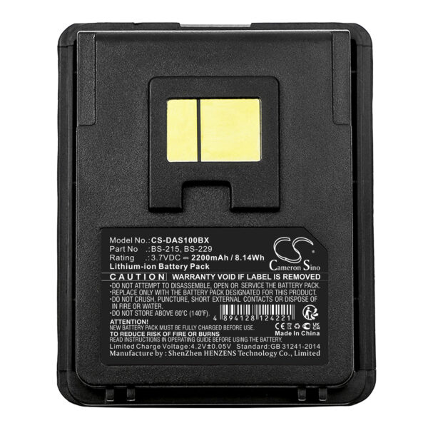 2200mAh for Datalogic Mobile Scorpio-116636