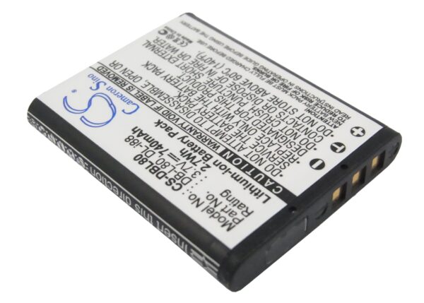 740mAh for PENTAX Optio P70,Optio P80,Optio WS80,Optio H90,Optio W90-115614