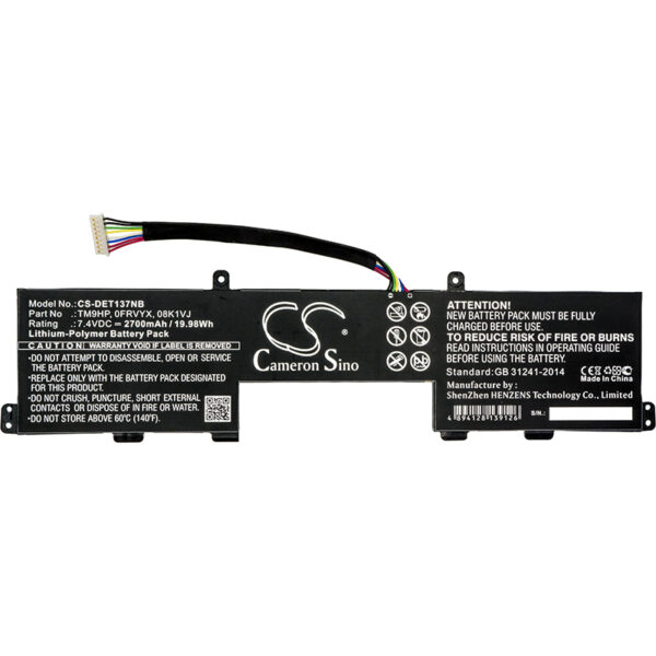 2700mAh for DELL Latitude 13 7350-124639