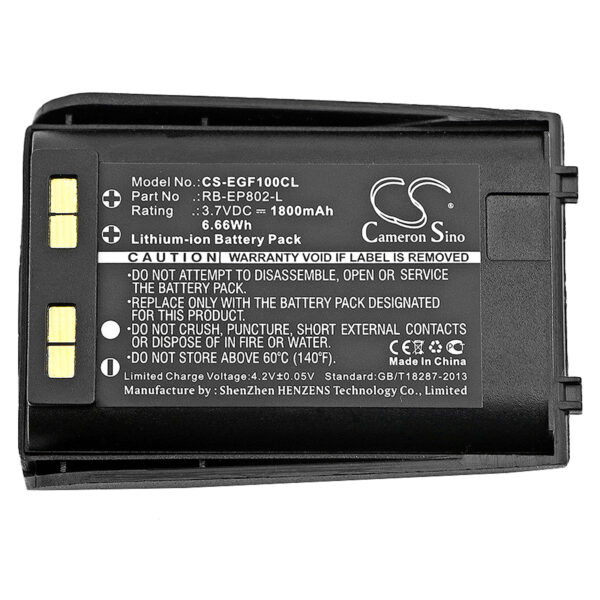 1800mAh for EnGenius FreeStyl 1,FreeStyl 1 HC,FreeStyl 2,EP-801-117193