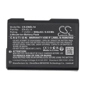 900mAh for Nikon Coolpix P7000,Coolpix P7100,Coolpix P7700,D3100,D3200,D5100,D3100 DSLR,D5100 DSLR,D3200 DSLR,Coolpix P7800-115413