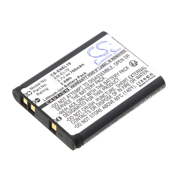 700mAh for NIKON Coolpix S3100,Coolpix S4100,Coolpix S2500,Coolpix S6400,Coolpix S4300,Coolpix S3300,Coolpix S3200,Coolpix S100,Coolpix S2550,Coolpix S4150-0