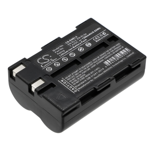 1300mAh for NIKON D100,D100 SLR,D50,D70,D70s-0 1300mAh for NIKON D100,D100 SLR,D50,D70,D70s-0