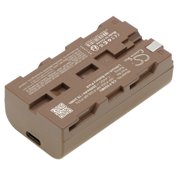 2600mAh for Aputure AMARAN AL-F7 CRI 95+,AMARAN ALH198 CRI 95+,AMARAN ALH-198C CRI 95+,AMARAN AL-528W,AMARAN AL-528S,AMARAN AL-528C-114965