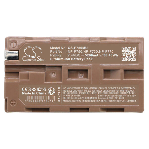 5200mAh for Aputure AMARAN AL-F7 CRI 95+,AMARAN ALH198 CRI 95+,AMARAN ALH-198C CRI 95+,AMARAN AL-528W,AMARAN AL-528S,AMARAN AL-528C-114962