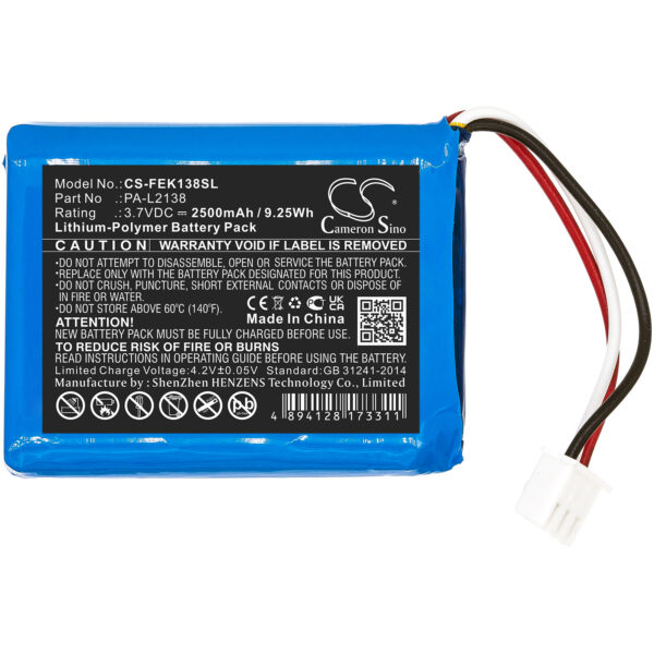 2500mAh for Fey Elektronik PA-L2138-117701