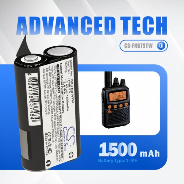 1500mAh for YAESU VR-120,VR-120D-118991