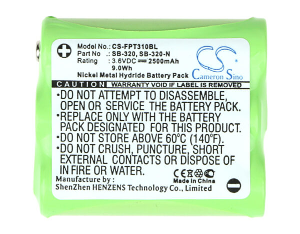 2500mAh for Falcon 310,315,320,325,330,335,PT2000-116773