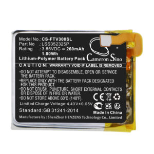 260mAh for Fitbit Versa 3-120722