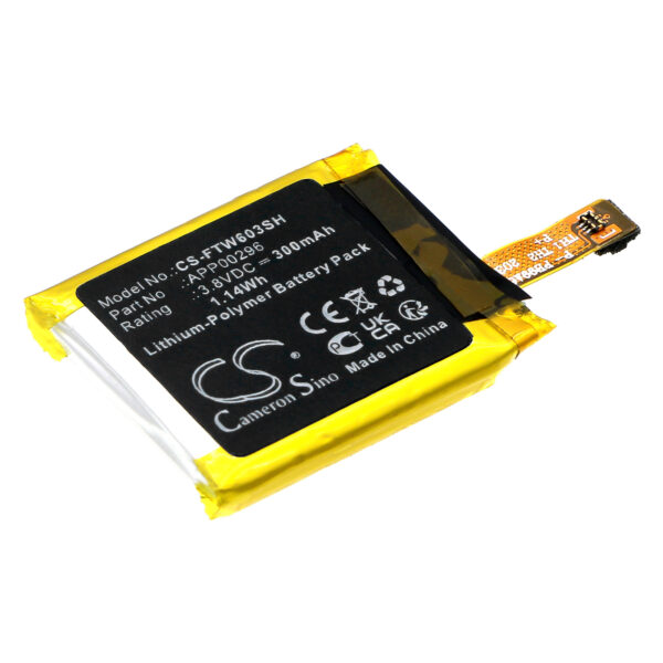 Replaces battery for FOSSIL Julianna HR FTW6035, APP00296, 300mAh-0 Replaces battery for FOSSIL Julianna HR FTW6035, APP00296, 300mAh-0