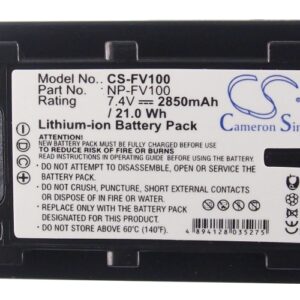 2850mAh for Sony HDR-TG1,HDR-TG3E,HDR-TG5,DSC-HX1,DSLR-A230,DSLR-A330,HDR-TG5/E,DCR-SR68,HDR-CX110,DCR-SR78-115445
