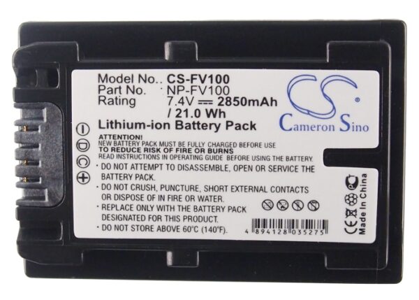 2850mAh for Sony HDR-TG1,HDR-TG3E,HDR-TG5,DSC-HX1,DSLR-A230,DSLR-A330,HDR-TG5/E,DCR-SR68,HDR-CX110,DCR-SR78-115445