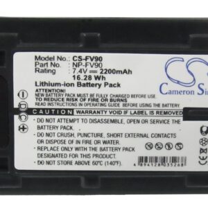 2200mAh for Sony HDR-TG1,HDR-TG3E,HDR-TG5,DSC-HX1,DSLR-A230,DSLR-A330,HDR-TG5/E,DCR-SR68,HDR-CX110,DCR-SR78-115440