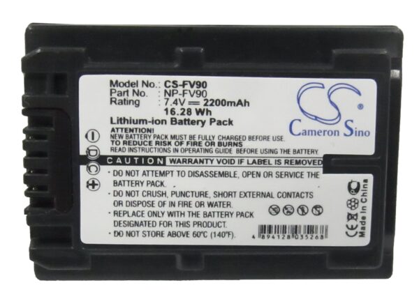 2200mAh for Sony HDR-TG1,HDR-TG3E,HDR-TG5,DSC-HX1,DSLR-A230,DSLR-A330,HDR-TG5/E,DCR-SR68,HDR-CX110,DCR-SR78-115440