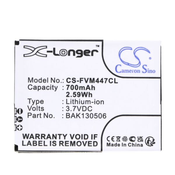 700mAh for FRITZ!FON M2,C4,M2 Mobilteil,C4 Mobilteil,C5 Mobilteil,C5,AVM 2000,AVM 2446,MT-F 2000,MT-F 2446-117333