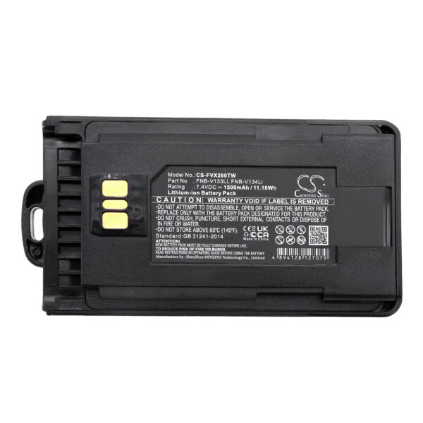 1500mAh for Motorola VX-261,VX-264,VX-451,EVX-531,EVX-534,EVX-539-118670