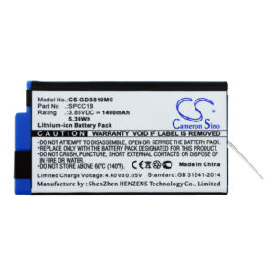1400mAh for GoPro Max,Max 360,ACBAT-001-115092