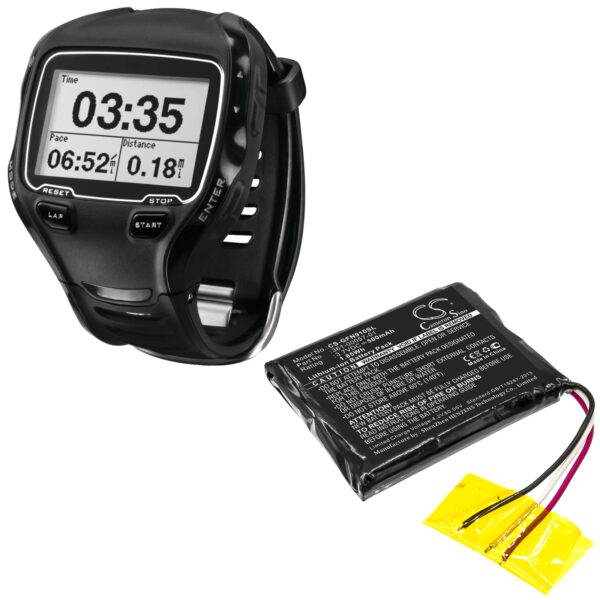 500mAh for Garmin forerunner 910XT-119623