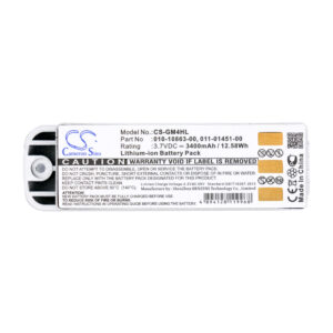3400mAh for Garmin Zumo 400,Zumo 450,Zumo 500,Zumo 500 Deluxe,Zumo 550-119447