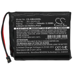 700mAh for Garmin Approach G30,010-01690-00-119416