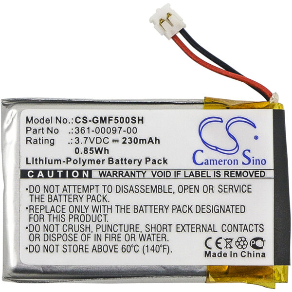 230mAh for Garmin Fenix 5,Approach S60,Forerunner 935-119400