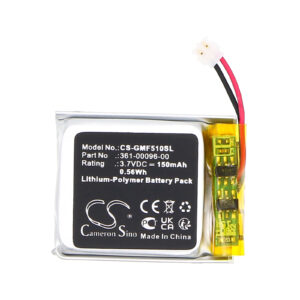 Replacement Battery for Garmin Fenix 5S, Fenix 5S Plus, 361-00096-00, Li-Polymer 150mAh-120366