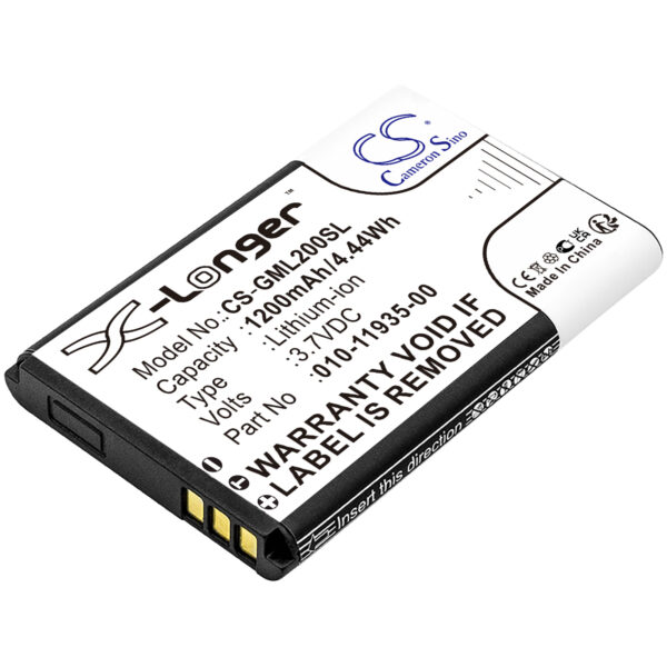 1200mAh for Garmin 010-01055-15,010-02184-01,GLO,GLO 2-0 1200mAh for Garmin 010-01055-15,010-02184-01,GLO,GLO 2-0