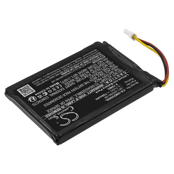 750mAh for Garmin DriveSmart 5,DriveSmart 55,DriveSmart 65,Drive 6",Drive 6" LM EX,010-01533-0E,DriveSmart 60LM,DriveSmart 60LMT-119355