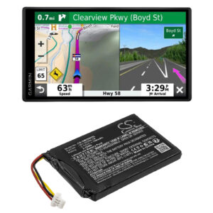 750mAh for Garmin DriveSmart 5,DriveSmart 55,DriveSmart 65,Drive 6",Drive 6" LM EX,010-01533-0E,DriveSmart 60LM,DriveSmart 60LMT-119359