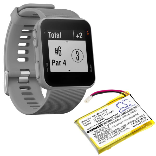 180mAh for Garmin Approach S10,Approach S20,Forerunner 35-120751