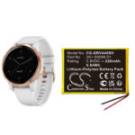 Replacement Battery for Garmin 361-00096-01, Vivoactive 4S 40mm GPS smartwatches, Li-Polymer 220mAh-0