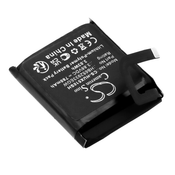 Replacement Battery for Huawei Watch 5, Watch 5X, Watch 5X Pro, HB652933EGW, 780mAh-120498
