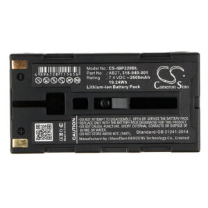 2600mAh for Intermec PB2,PB3,PB2A,FieldPro,MP350,MT2,MT3-II,MtP300,MTP400,S1500-116768